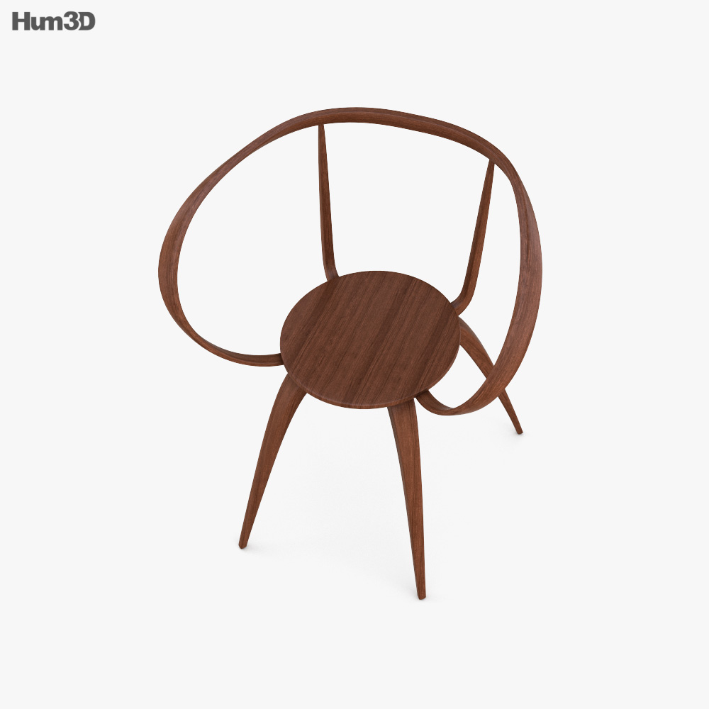 Vitra Pretzel Chair 3D model Download in MAX, OBJ, FBX, C4D
