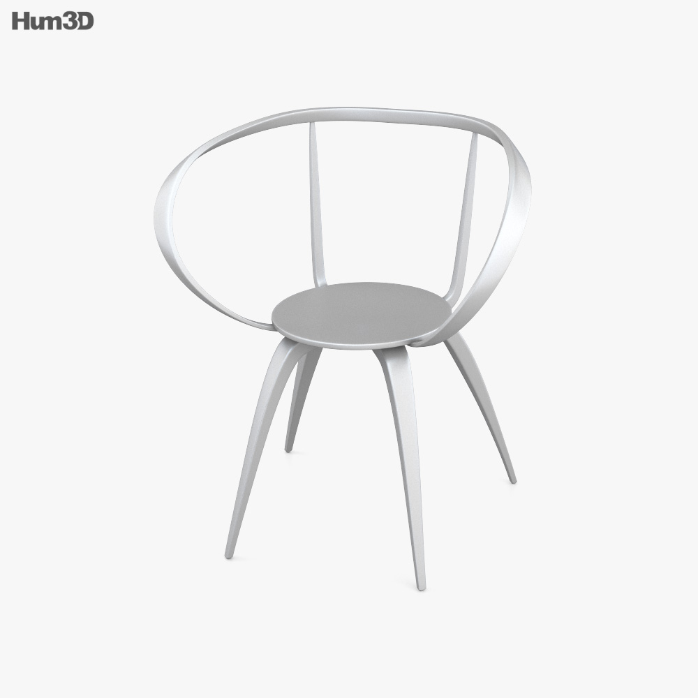 Vitra Pretzel Chair 3D model Download in MAX, OBJ, FBX, C4D