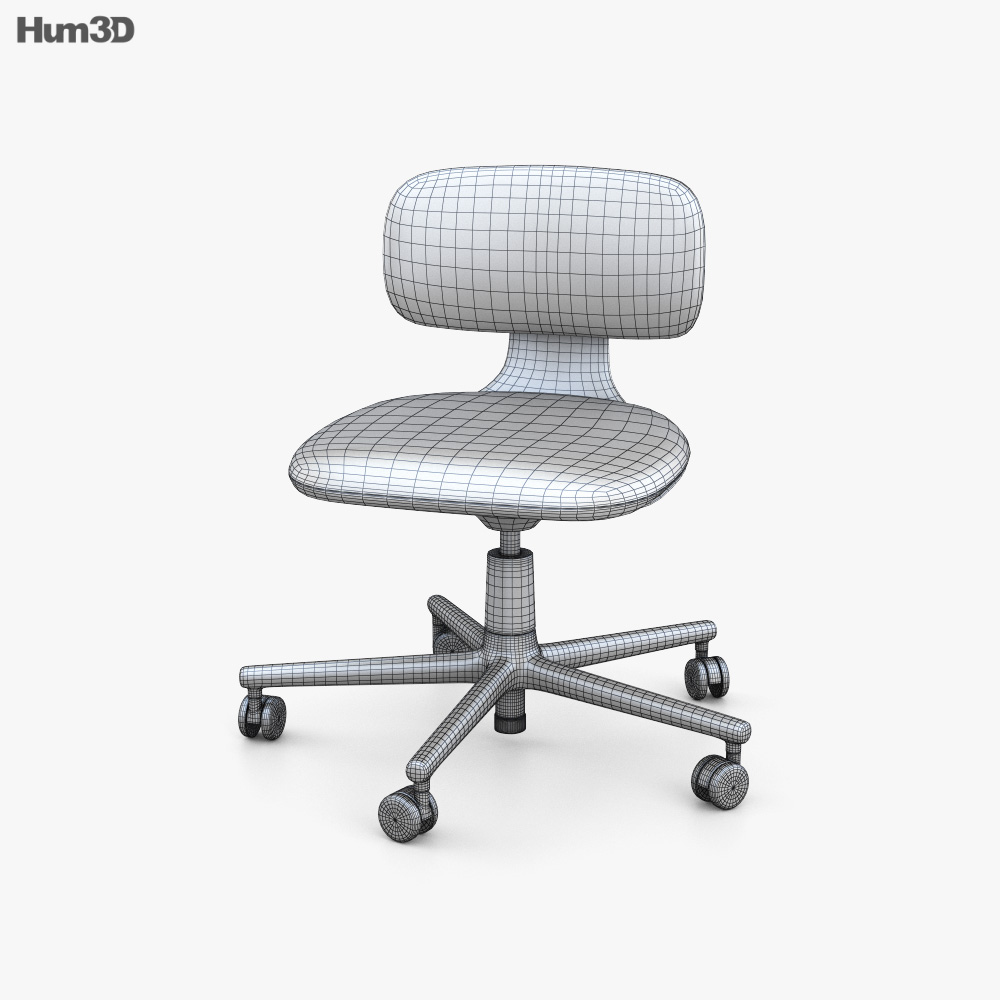 Vitra Rookie Office chair 3D model Download in MAX, OBJ, FBX, C4D