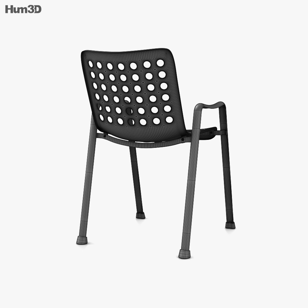 Vitra Landi Chair 3D model Download in MAX, OBJ, FBX, C4D