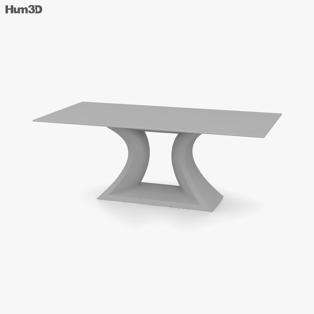 Vondom Rest Table 3D model Download in MAX, OBJ, FBX, C4D