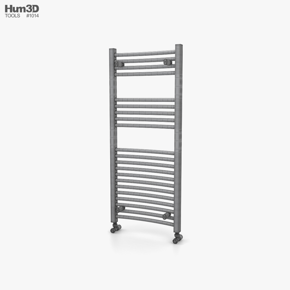 Towel Rail Radiator 3D model Download in MAX, OBJ, FBX, C4D