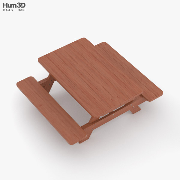 Picnic Table 3D model - Download in MAX, OBJ, FBX, C4D