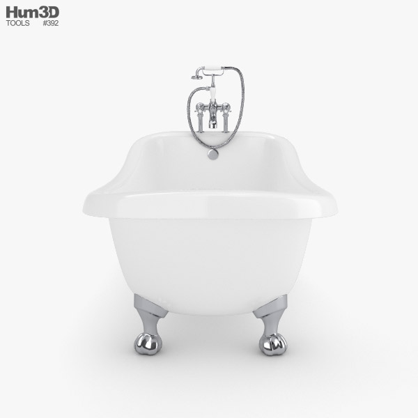 Bathtub 3D model - Download in MAX, OBJ, FBX, C4D