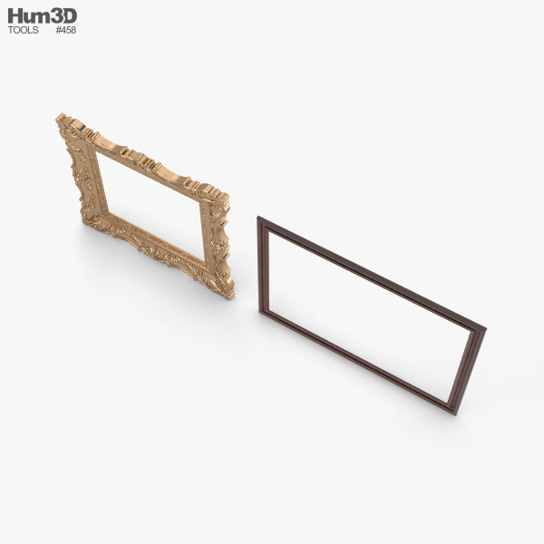 Picture Frame 3D model Download in MAX, OBJ, FBX, C4D