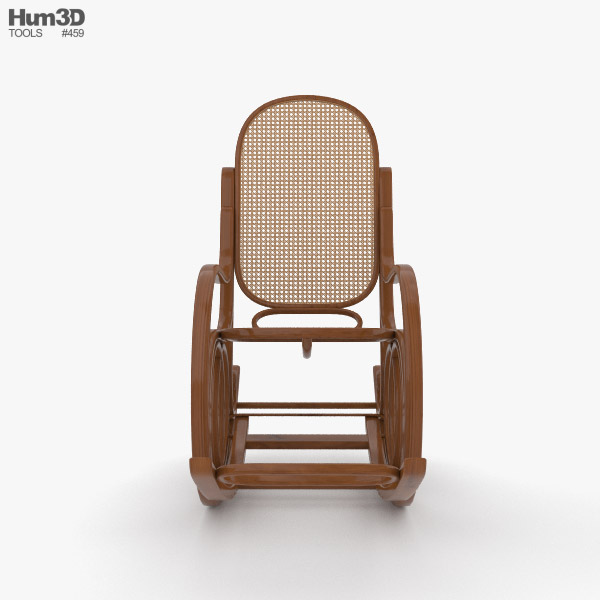 Rocking chair 3D model - Download in MAX, OBJ, FBX, C4D