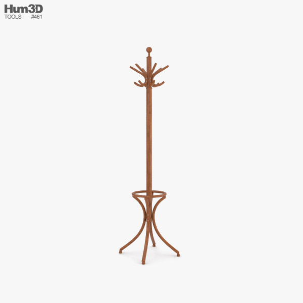 Coat Rack 3D model