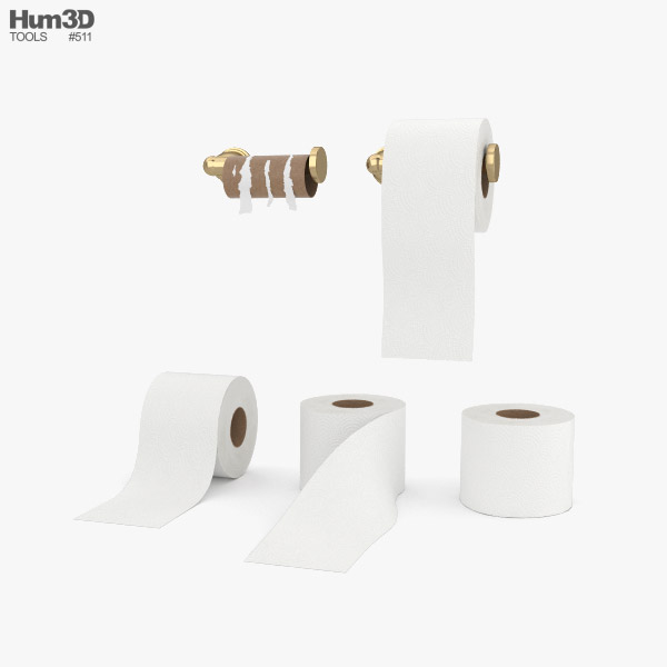 Toilet Paper 3D model