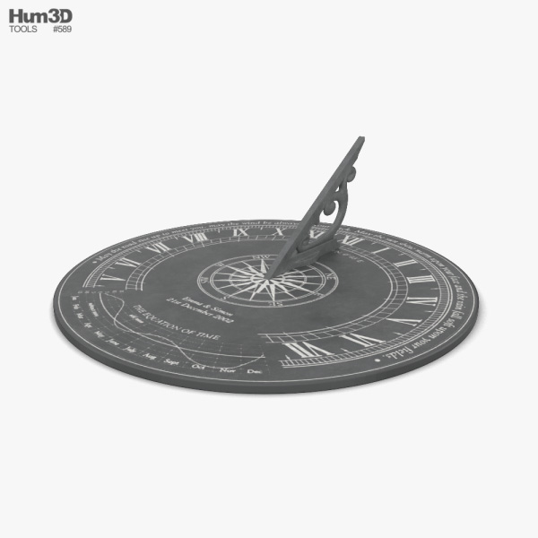 Sundial 3D model